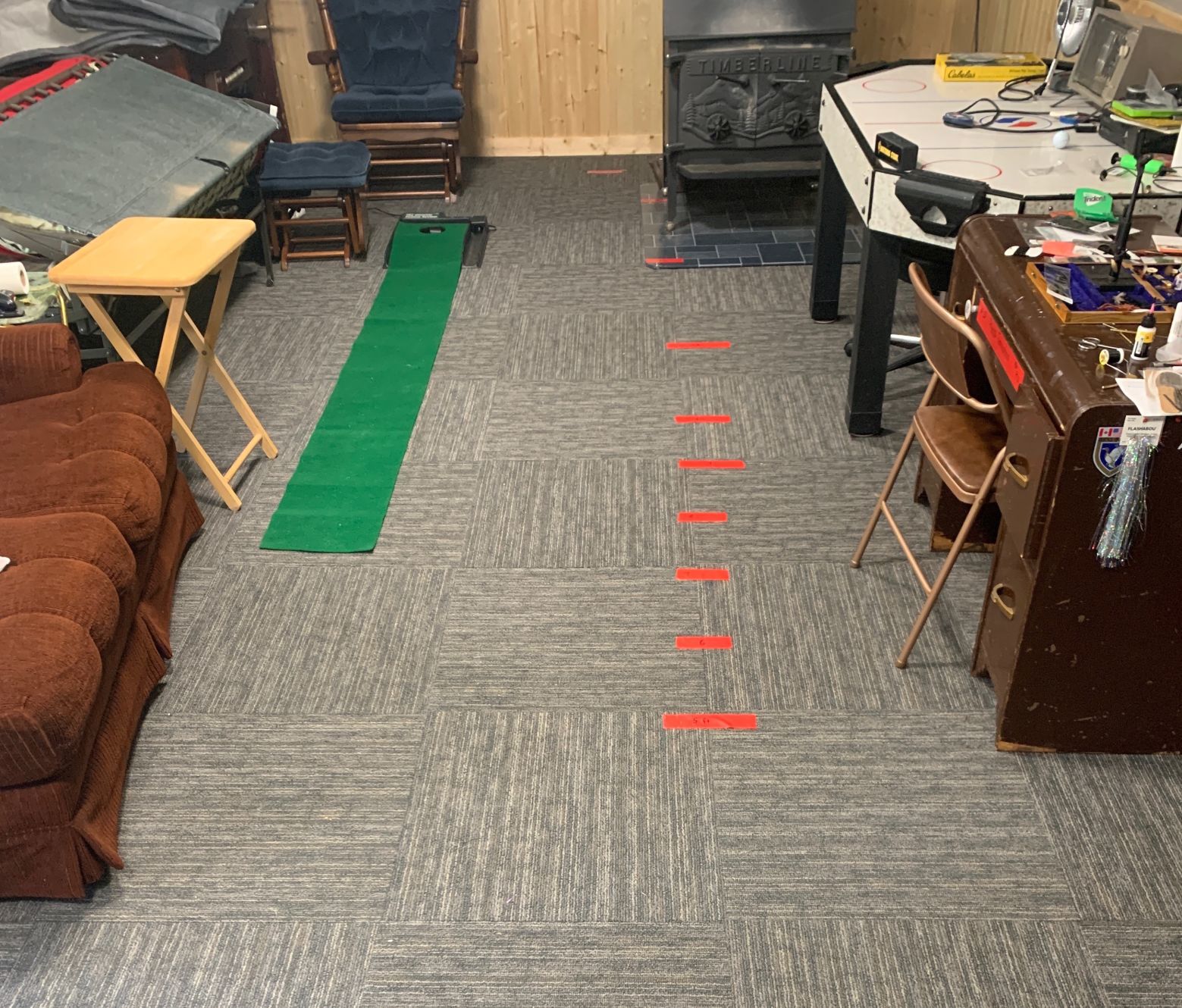 Golf setup